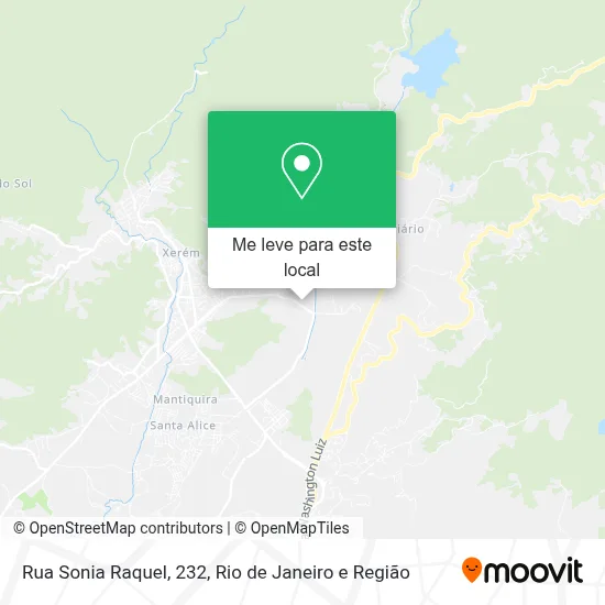 Rua Sonia Raquel, 232 mapa