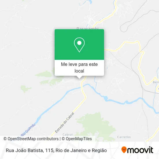 Rua João Batista, 115 mapa