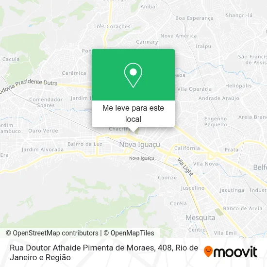 Rua Doutor Athaide Pimenta de Moraes, 408 mapa