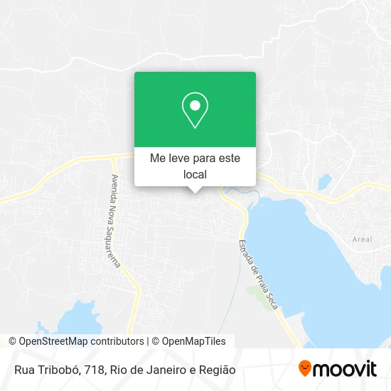 Rua Tribobó, 718 mapa
