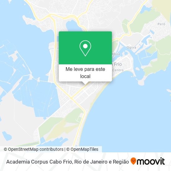 Academia Corpus Cabo Frio mapa