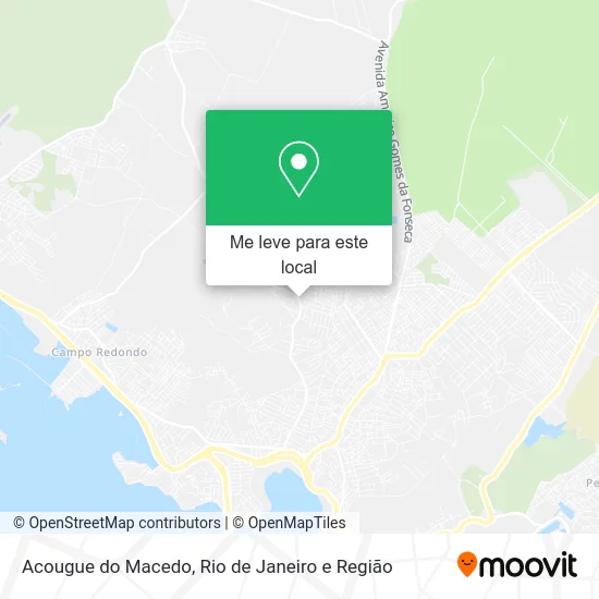 Acougue do Macedo mapa