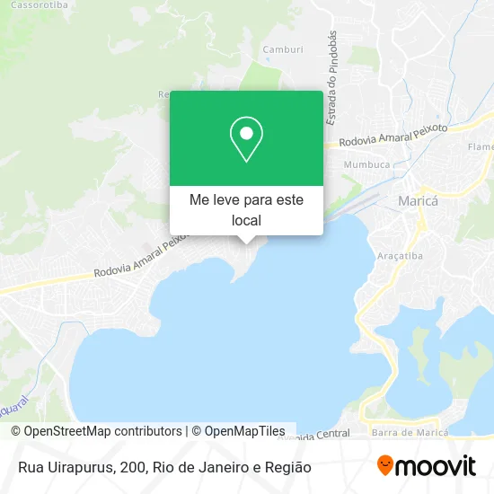 Rua Uirapurus, 200 mapa