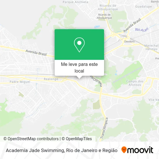 Academia Jade Swimming mapa