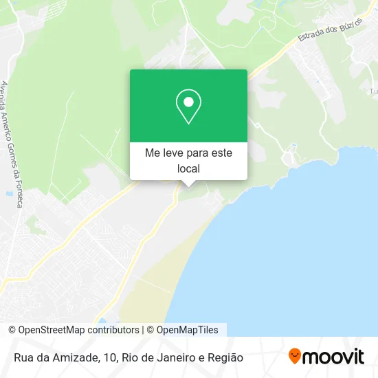 Rua da Amizade, 10 mapa