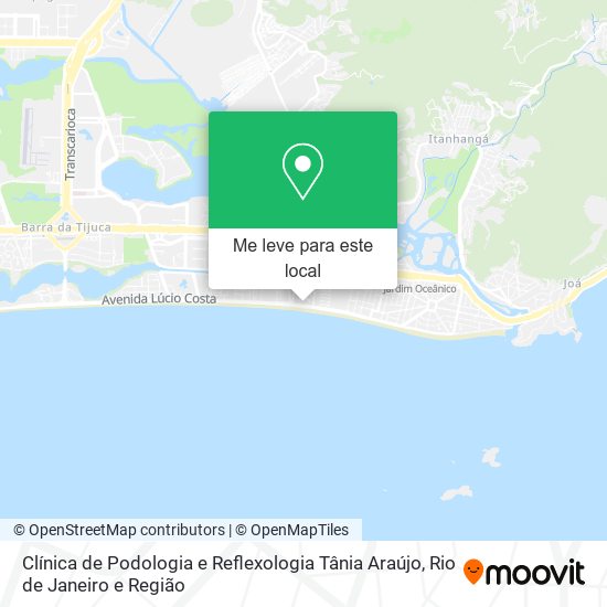 Clínica de Podologia e Reflexologia Tânia Araújo mapa