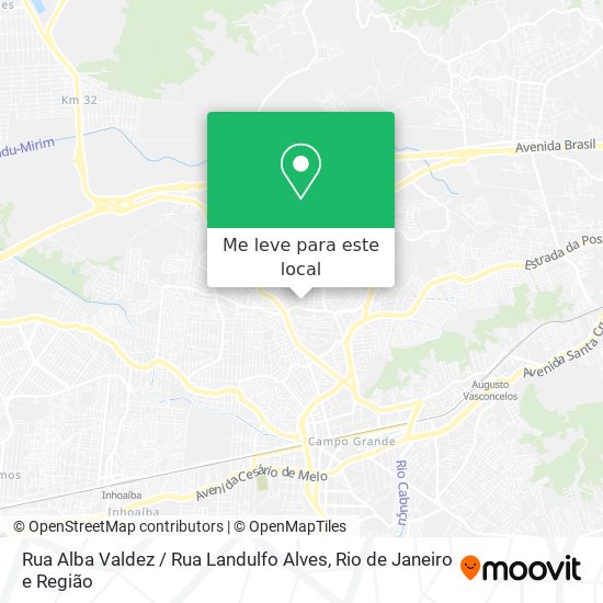 Rua Alba Valdez / Rua Landulfo Alves mapa