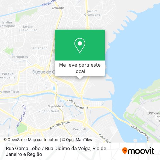 Rua Gama Lobo / Rua Dídimo da Veiga mapa