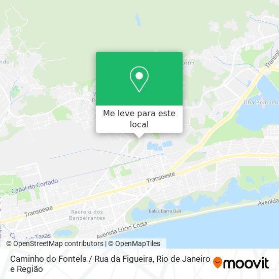 Caminho do Fontela / Rua da Figueira mapa