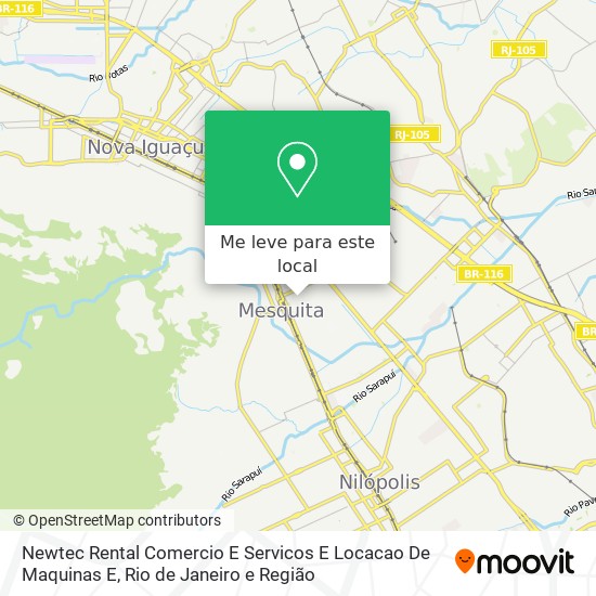 Newtec Rental Comercio E Servicos E Locacao De Maquinas E mapa