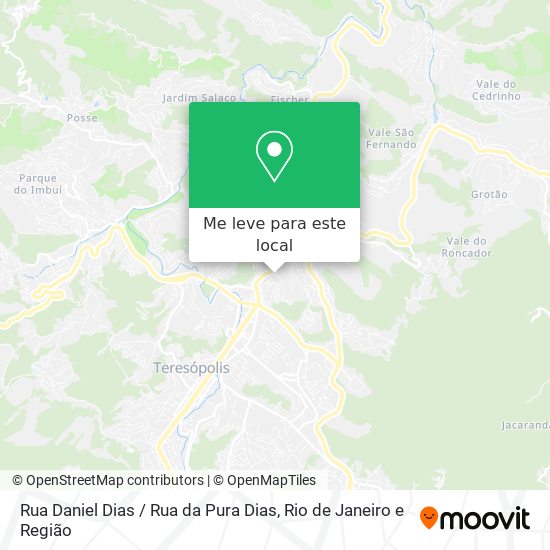 Rua Daniel Dias / Rua da Pura Dias mapa