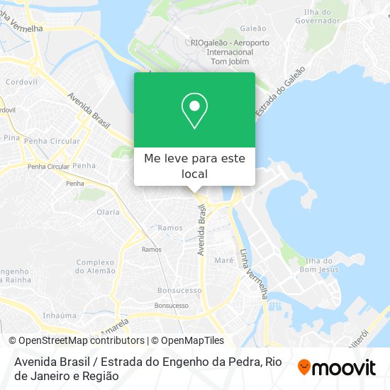 Avenida Brasil / Estrada do Engenho da Pedra mapa