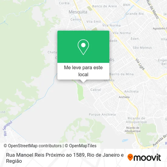 Rua Manoel Reis Próximo ao 1589 mapa
