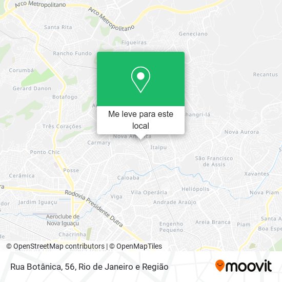 Rua Botânica, 56 mapa