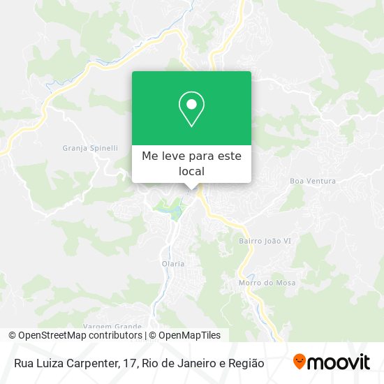 Rua Luiza Carpenter, 17 mapa