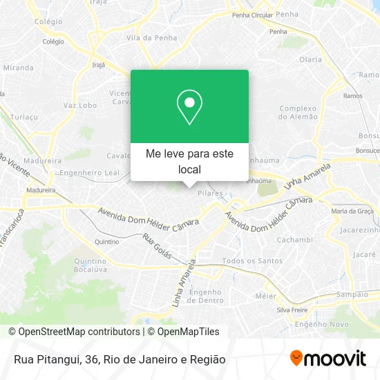Rua Pitangui, 36 mapa