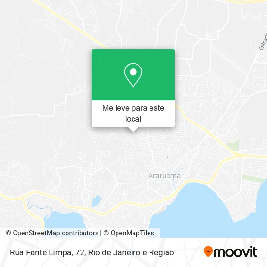 Rua Fonte Limpa, 72 mapa