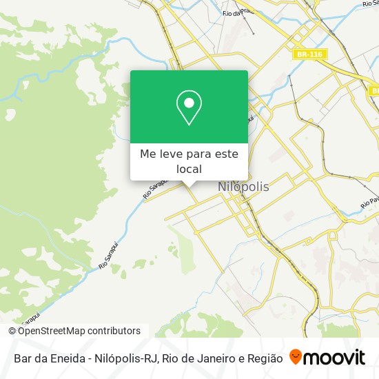 Bar da Eneida - Nilópolis-RJ mapa