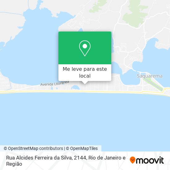 Rua Alcides Ferreira da Silva, 2144 mapa