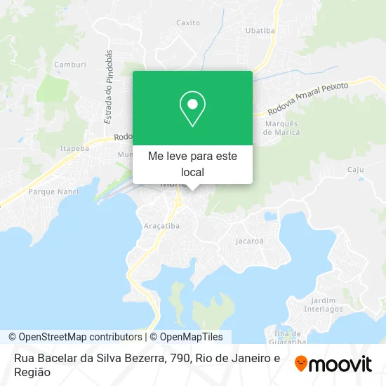 Rua Bacelar da Silva Bezerra, 790 mapa