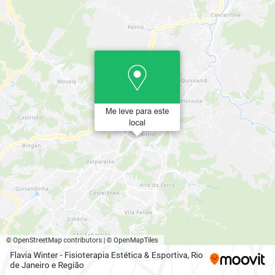 Flavia Winter - Fisioterapia Estética & Esportiva mapa