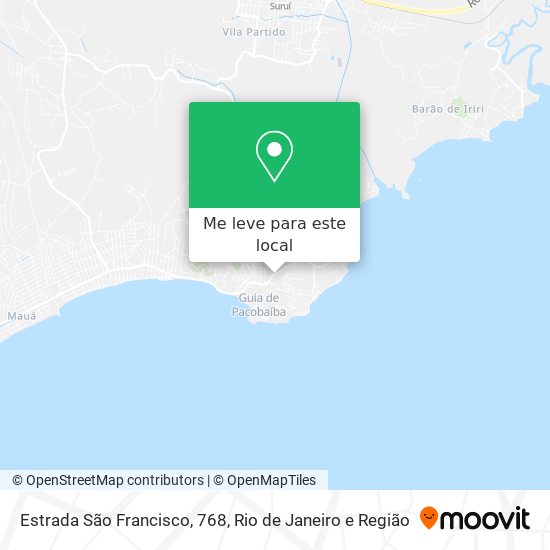 Estrada São Francisco, 768 mapa