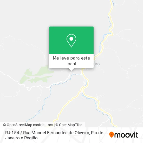 RJ-154 / Rua Manoel Fernandes de Oliveira mapa