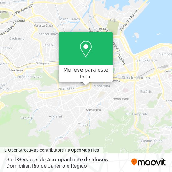 Said-Servicos de Acompanhante de Idosos Domiciliar mapa