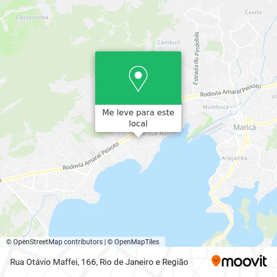 Rua Otávio Maffei, 166 mapa