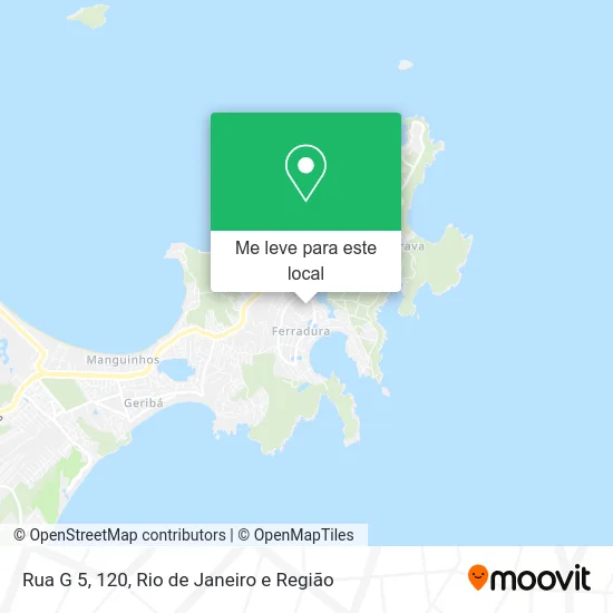 Rua G 5, 120 mapa