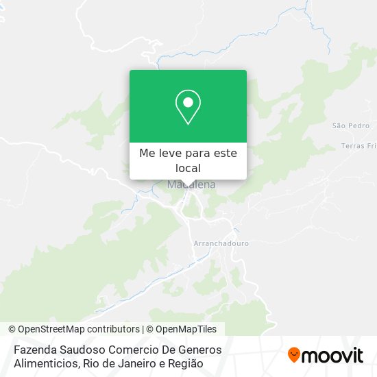 Fazenda Saudoso Comercio De Generos Alimenticios mapa