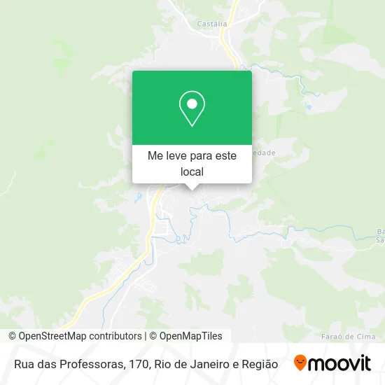 Rua das Professoras, 170 mapa
