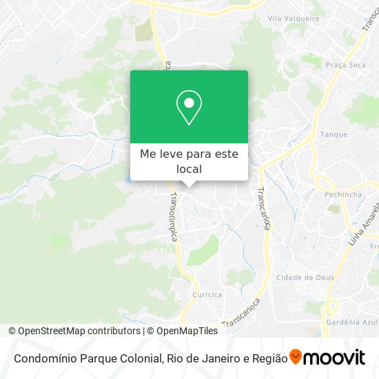 Condomínio Parque Colonial mapa