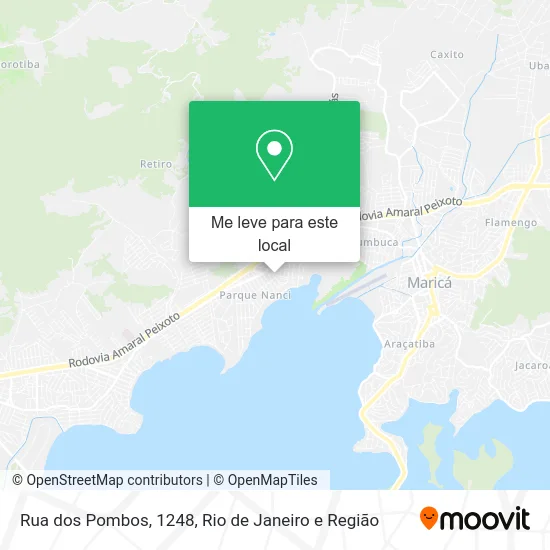 Rua dos Pombos, 1248 mapa