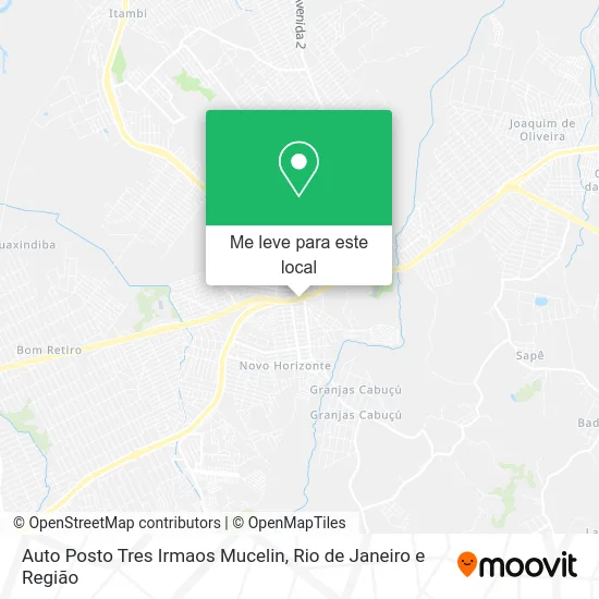 Auto Posto Tres Irmaos Mucelin mapa