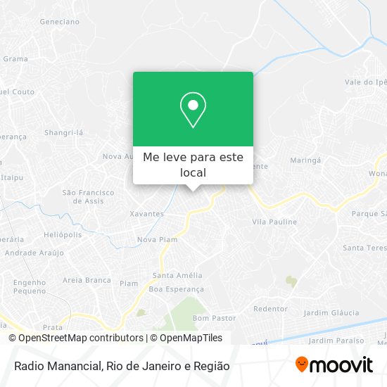 Radio Manancial mapa