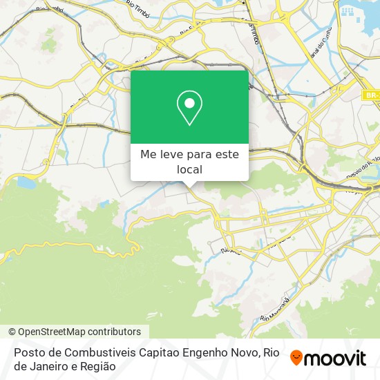 Posto de Combustiveis Capitao Engenho Novo mapa