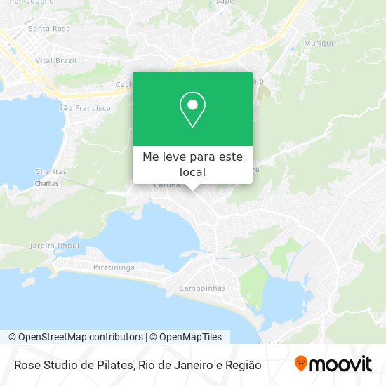 Rose Studio de Pilates mapa