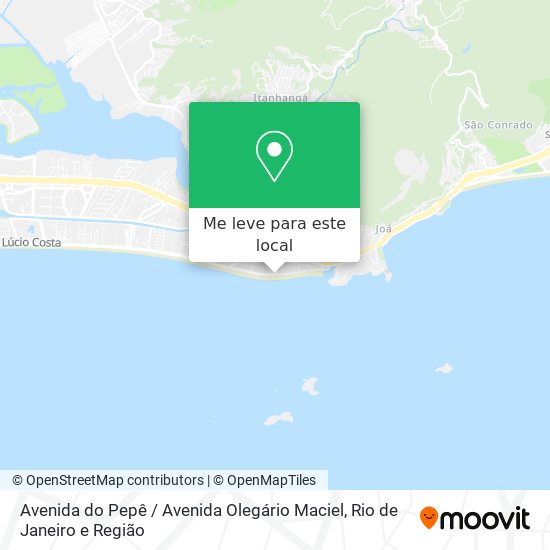 Avenida do Pepê / Avenida Olegário Maciel mapa