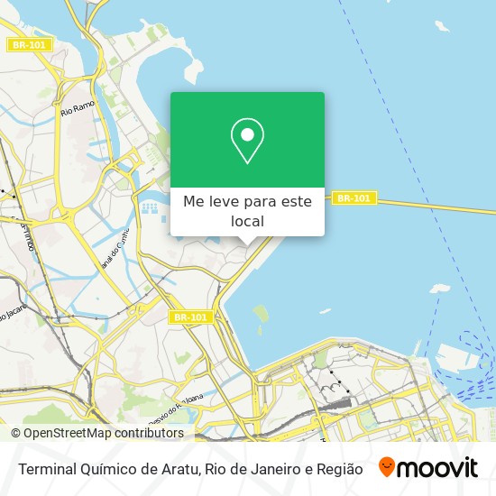 Terminal Químico de Aratu mapa