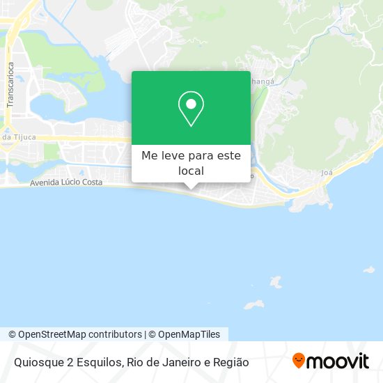 Quiosque 2 Esquilos mapa
