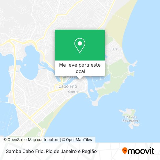 Samba Cabo Frio mapa