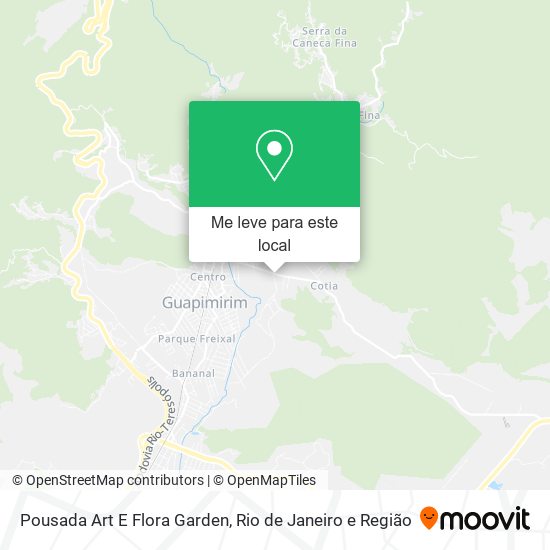 Pousada Art E Flora Garden mapa