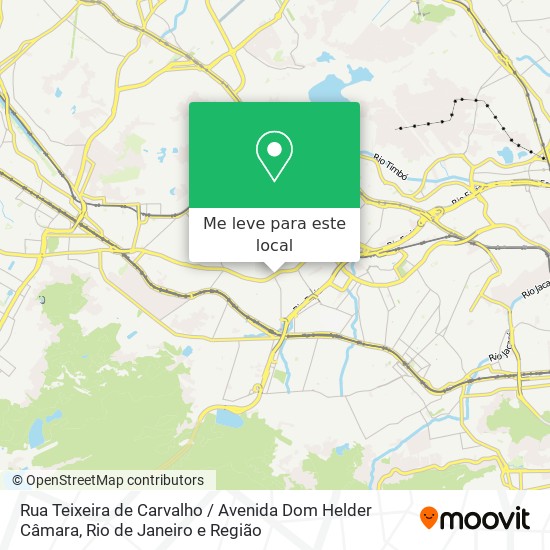 Rua Teixeira de Carvalho / Avenida Dom Helder Câmara mapa