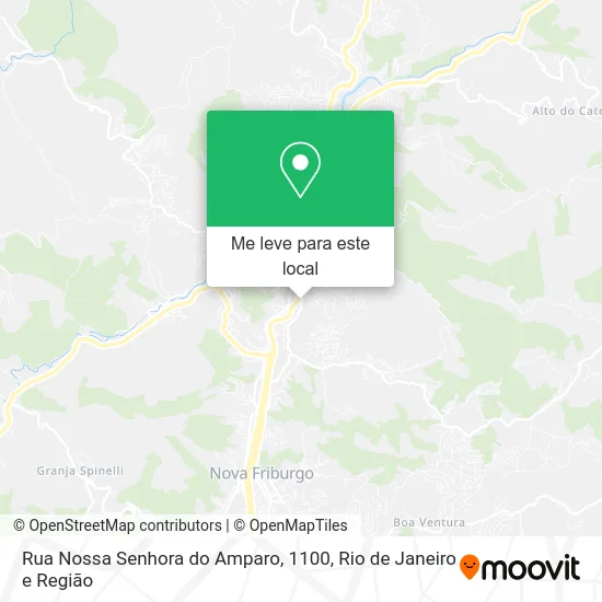 Rua Nossa Senhora do Amparo, 1100 mapa