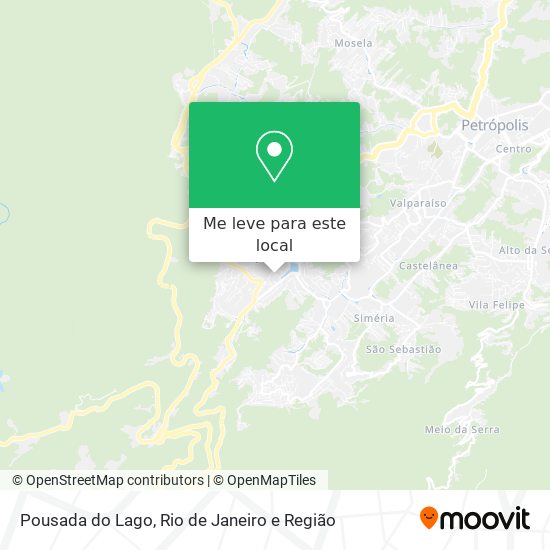 Pousada do Lago mapa