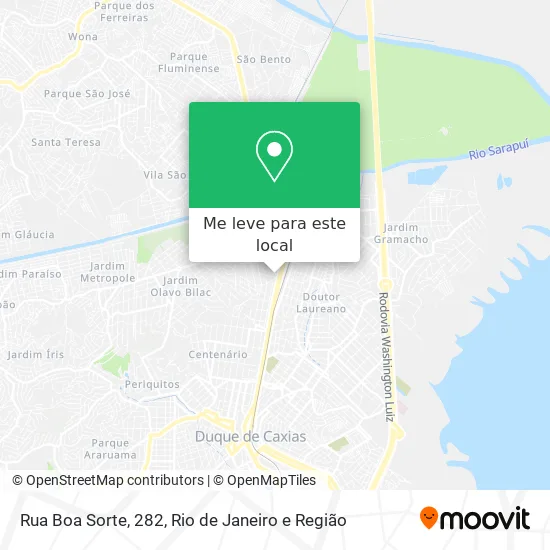 Rua Boa Sorte, 282 mapa