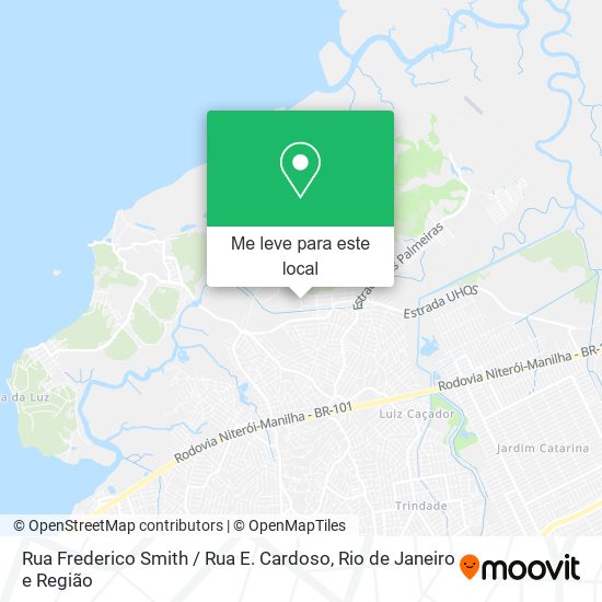 Rua Frederico Smith / Rua E. Cardoso mapa