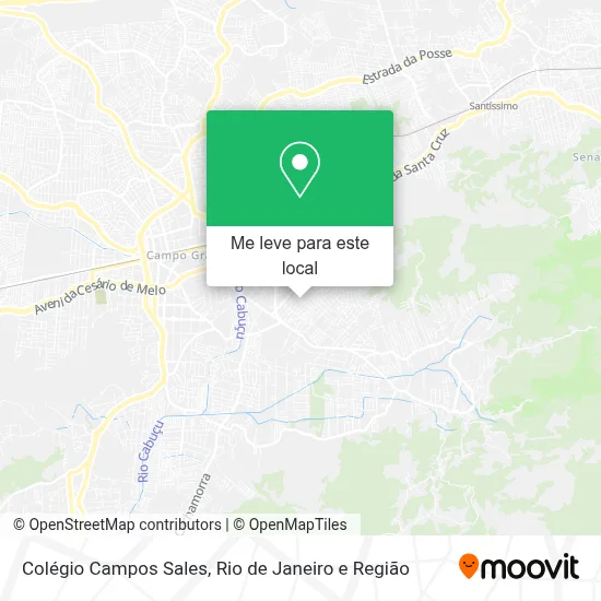 Colégio Campos Sales mapa