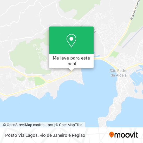 Posto Via Lagos mapa